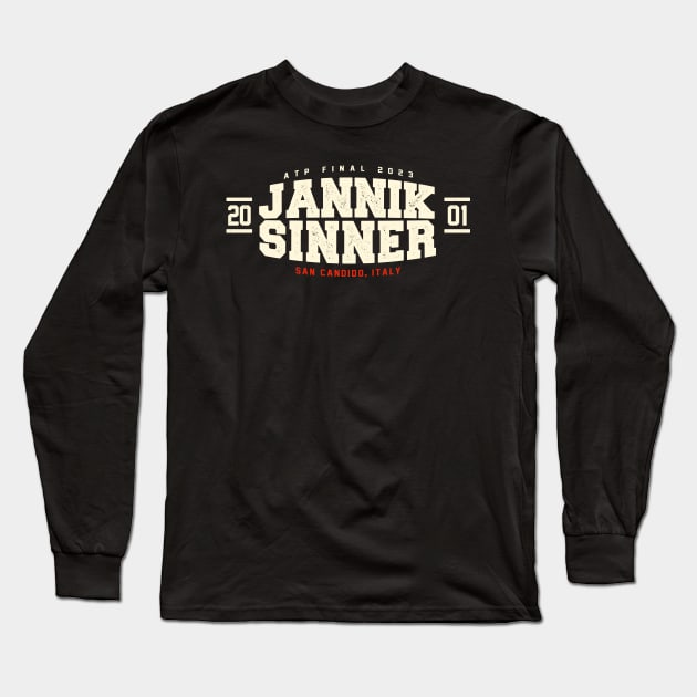 jannik sinner Long Sleeve T-Shirt by SmithyJ88